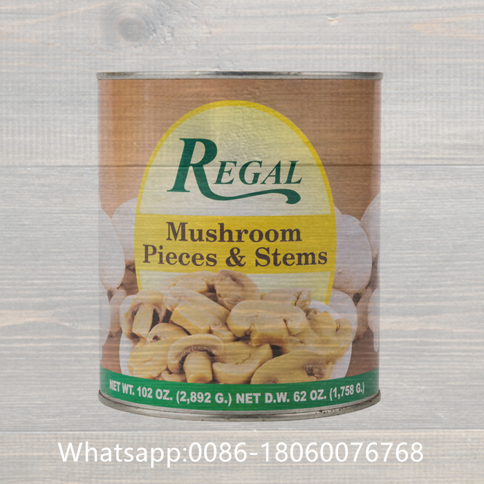 Wholesale Canned P+S Mushrooms